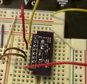 current sensor breadboard picture