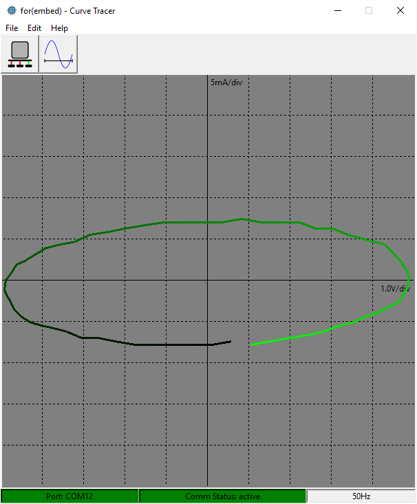Curve tracer screenshot 3